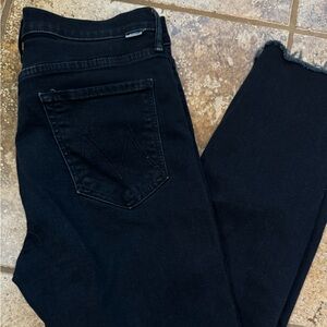 Mother Mid Rise Dazzler 31, holding hands EGUC